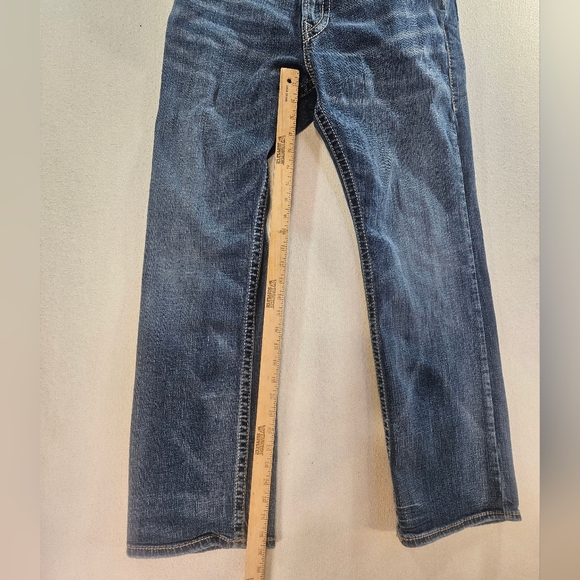 Silver Jeans Zac Straight Leg Jeans Men's 33x32 Medium Wash - Picture 8 of 8